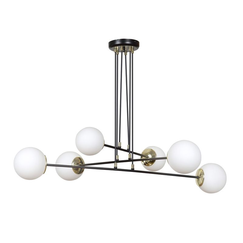 Emibig Lighting Taklampa OGNIS 6 SVART