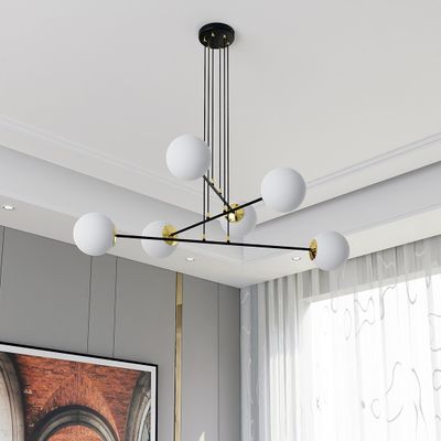 Emibig Lighting Taklampa OGNIS 6 SVART