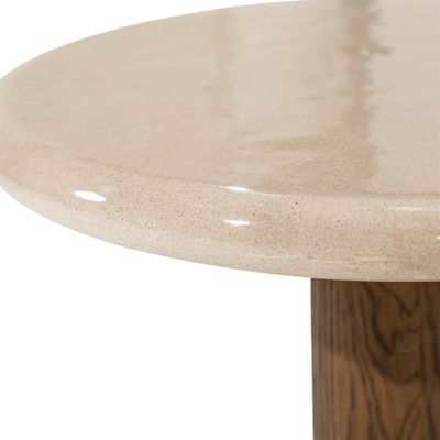 Eleonora Kyan sidobord beige 46 cm