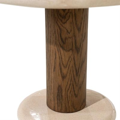 Eleonora Kyan sidobord beige 46 cm