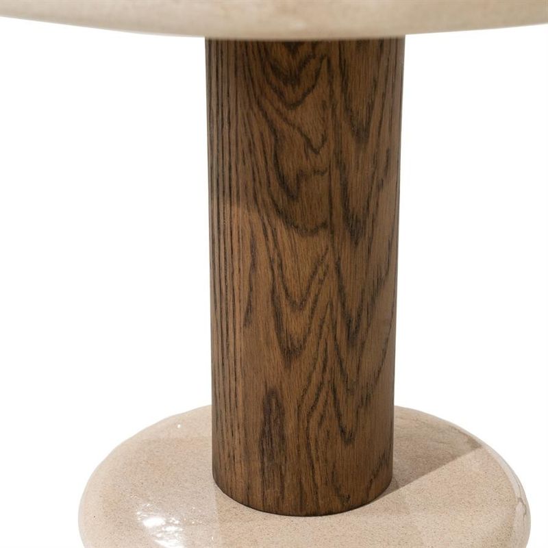Eleonora Kyan sidobord beige 46 cm
