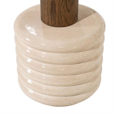 Eleonora Kyan sidobord beige 46 cm