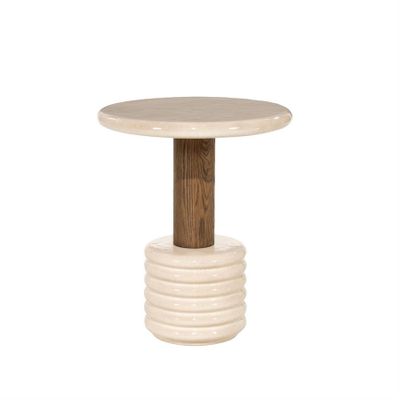 Eleonora Kyan sidobord beige 46 cm