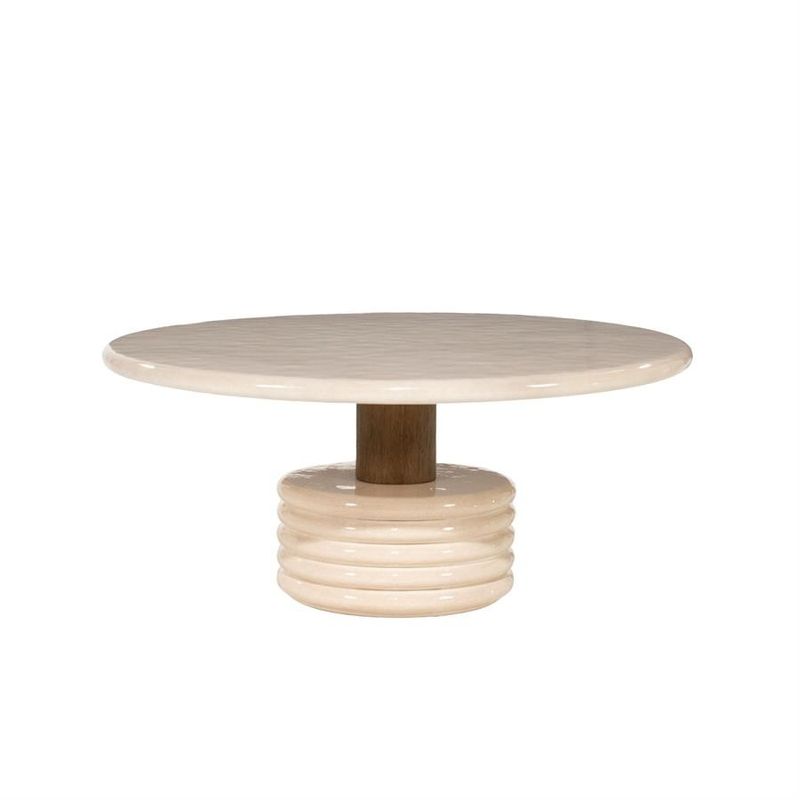 Eleonora Kyan soffbord beige 90 cm