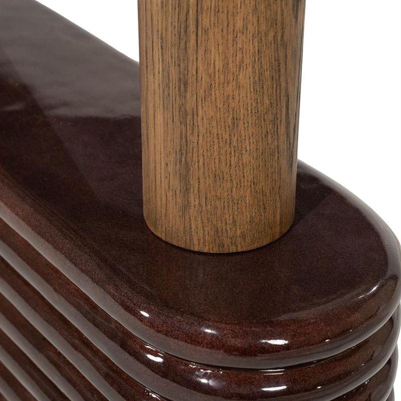 Eleonora Kyan konsolbord rödbrun 130 cm