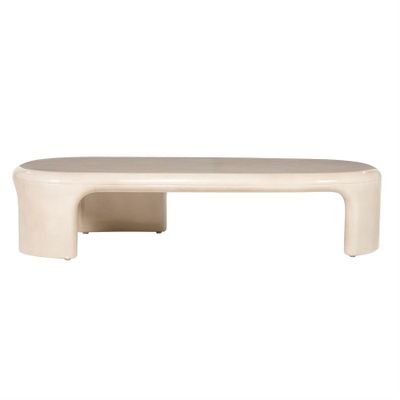 Eleonora Kane soffbord beige 140 cm