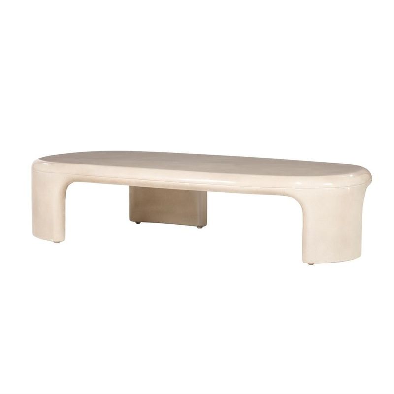 Eleonora Kane soffbord beige 140 cm
