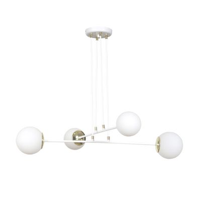 Emibig Lighting Taklampa OGNIS 4 VIT