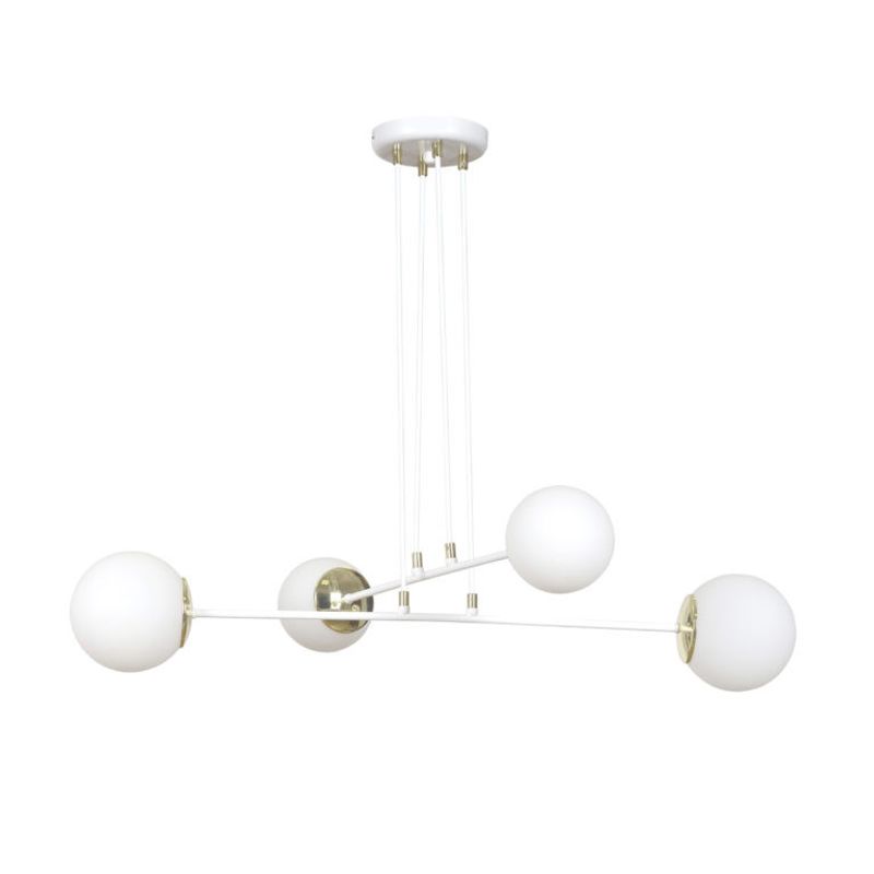Emibig Lighting Taklampa OGNIS 4 VIT