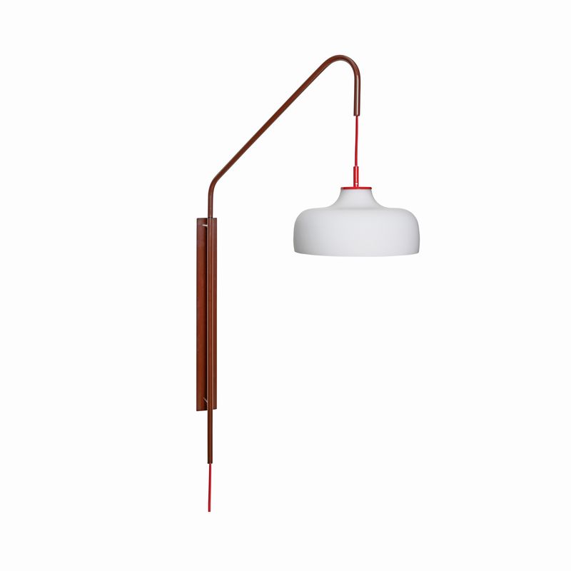 Hübsch Current Vägglampa Röd