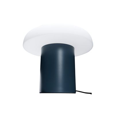 Hübsch Ateliers Bordslampa Mörkblå/Vit