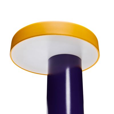 Hübsch Magic Bordslampa Lila/Gul