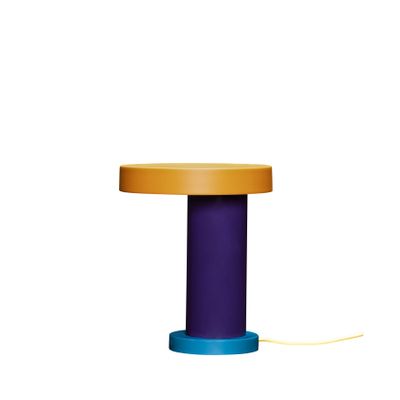 Hübsch Magic Bordslampa Lila/Gul