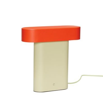 Hübsch Sleek Bordslampa Grön/Röd