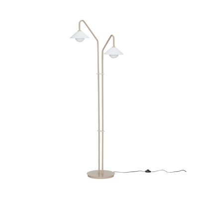 Hübsch Como Golvlampa Beige