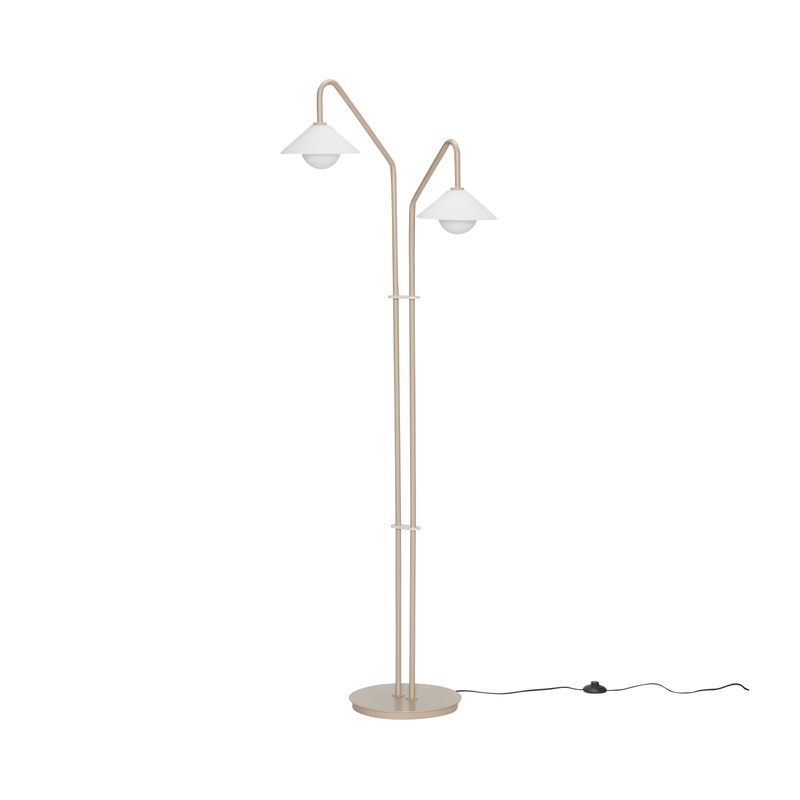 Hübsch Como Golvlampa Beige