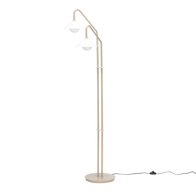 Hübsch Como Golvlampa Beige