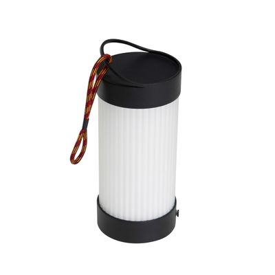 Hübsch Camp Bärbar Lampa Svart