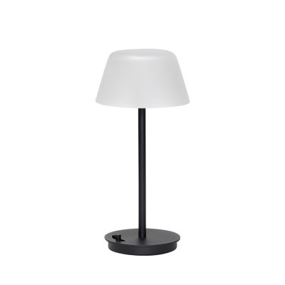 Hübsch Salon Bärbar Lampa Svart