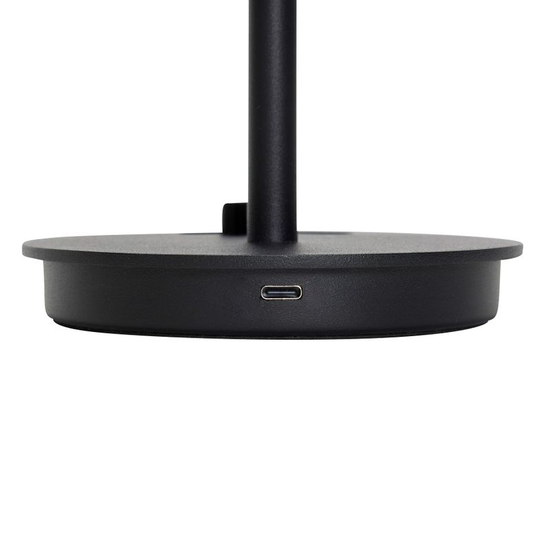 Hübsch Salon Bärbar Lampa Svart