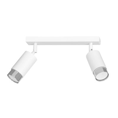 Emibig Lighting Taklampa HIRO 2 VIT/KROM