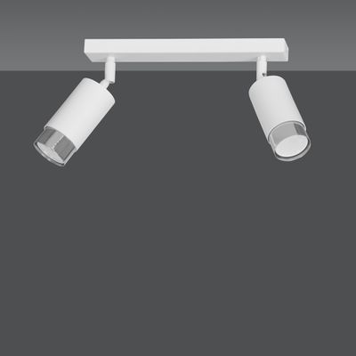 Emibig Lighting Taklampa HIRO 2 VIT/KROM