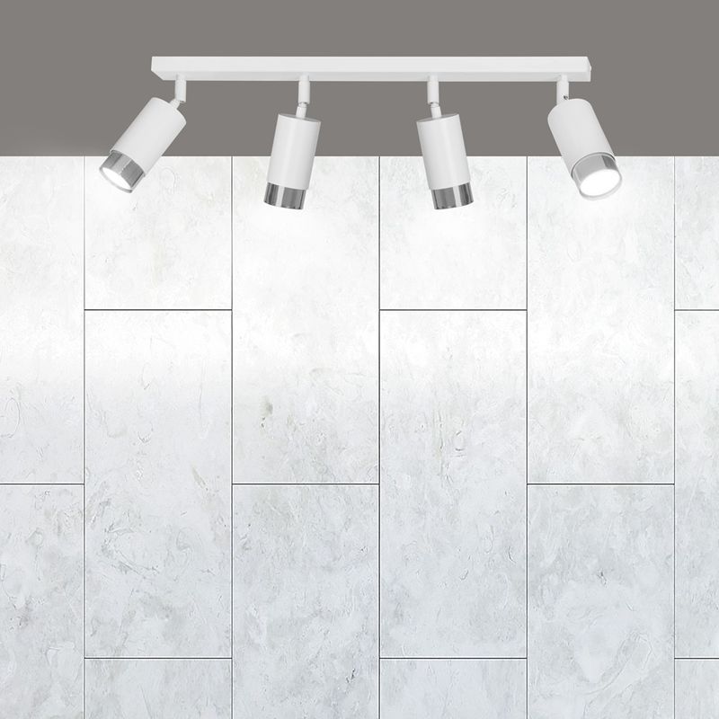 Emibig Lighting Taklampa HIRO 4 VIT/KROM
