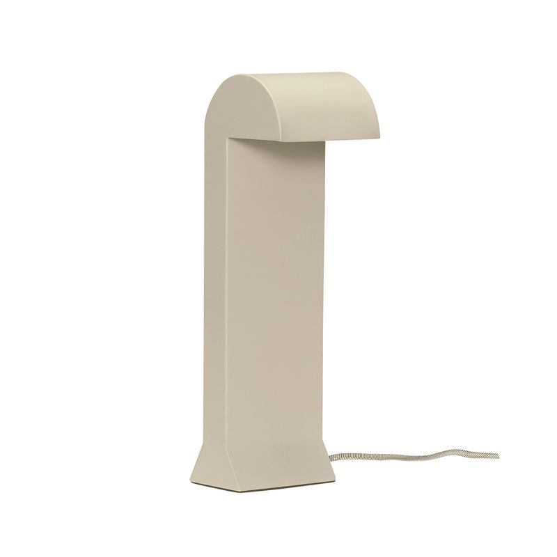 Hübsch Soothe Bordslampa Ljusgrå