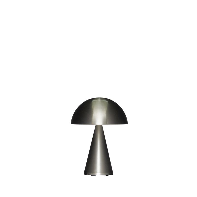 Hübsch Mush Bärbar Lampa Nickel