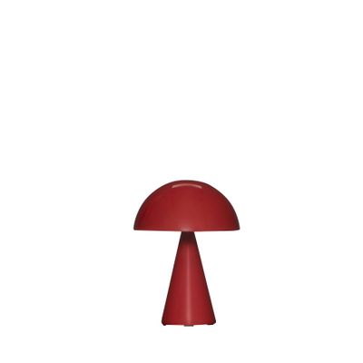 Hübsch Mush Bärbar Lampa Röd