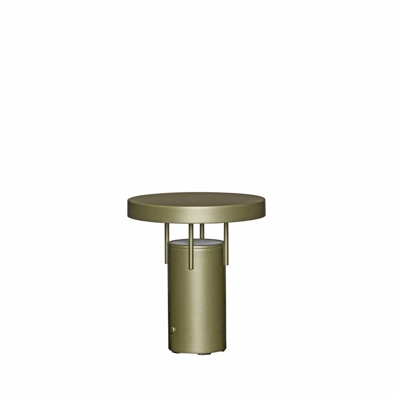 Hübsch BringMe Bärbar Lampa Mini Metallisk Mörkgrön