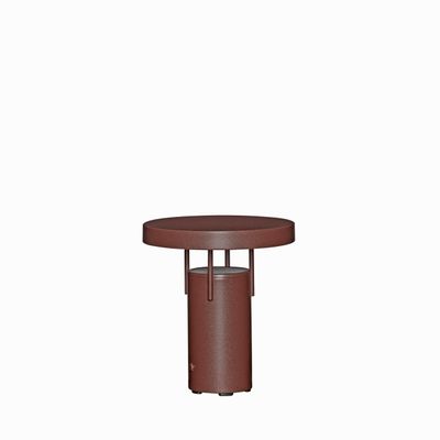 Hübsch BringMe Bärbar Lampa Mini Metallisk Vinröd
