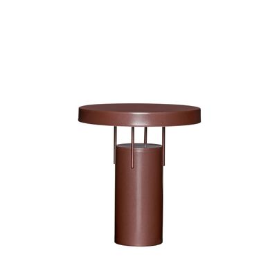 Hübsch BringMe Bärbar Lampa Metallisk Vinröd