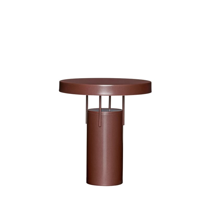 Hübsch BringMe Bärbar Lampa Metallisk Vinröd