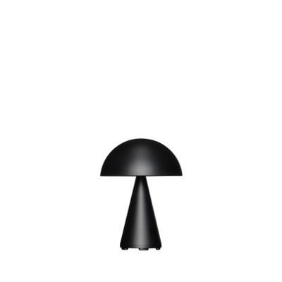 Hübsch Mush Bärbar Lampa Matt Svart