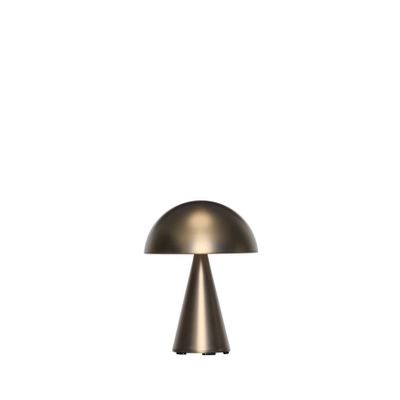Hübsch Mush Bärbar lampa Bränd mässing