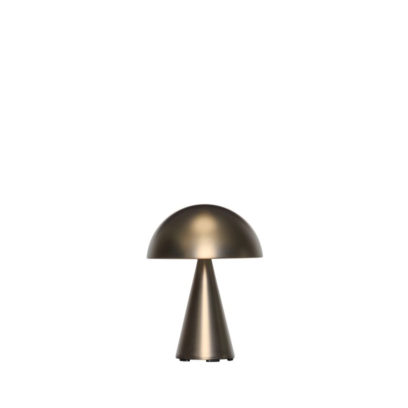 Hübsch Mush Bärbar lampa Bränd mässing