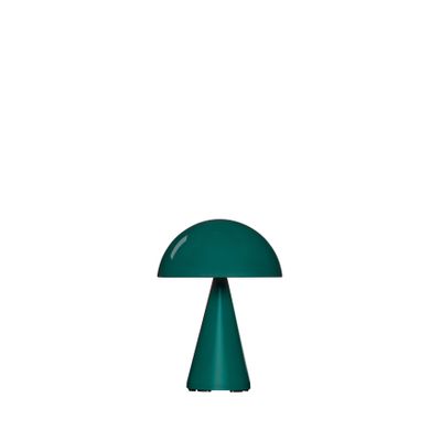 Hübsch Mush Bärbar Lampa Mörkgrön