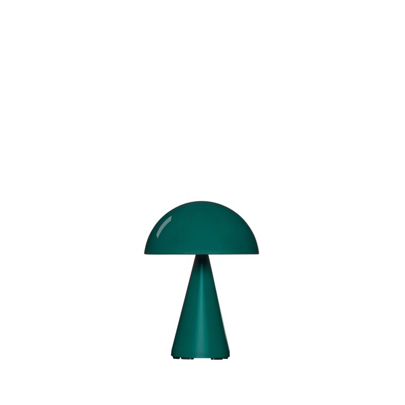 Hübsch Mush Bärbar Lampa Mörkgrön
