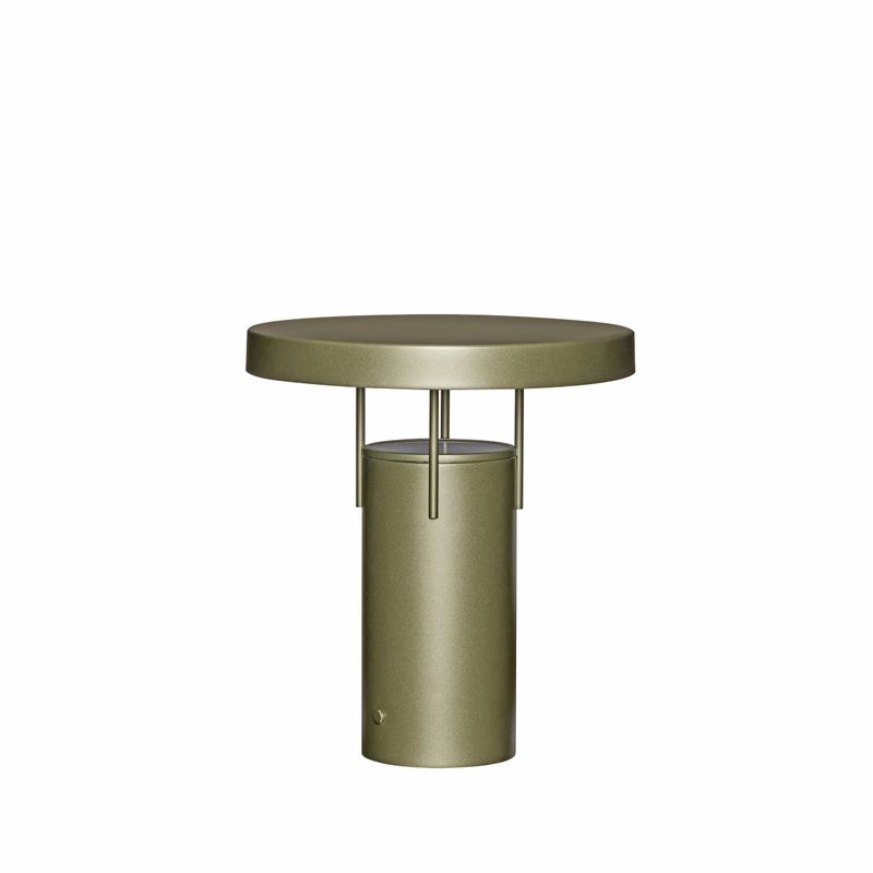 Hübsch BringMe Bärbar Lampa Metallisk Mörkgrön