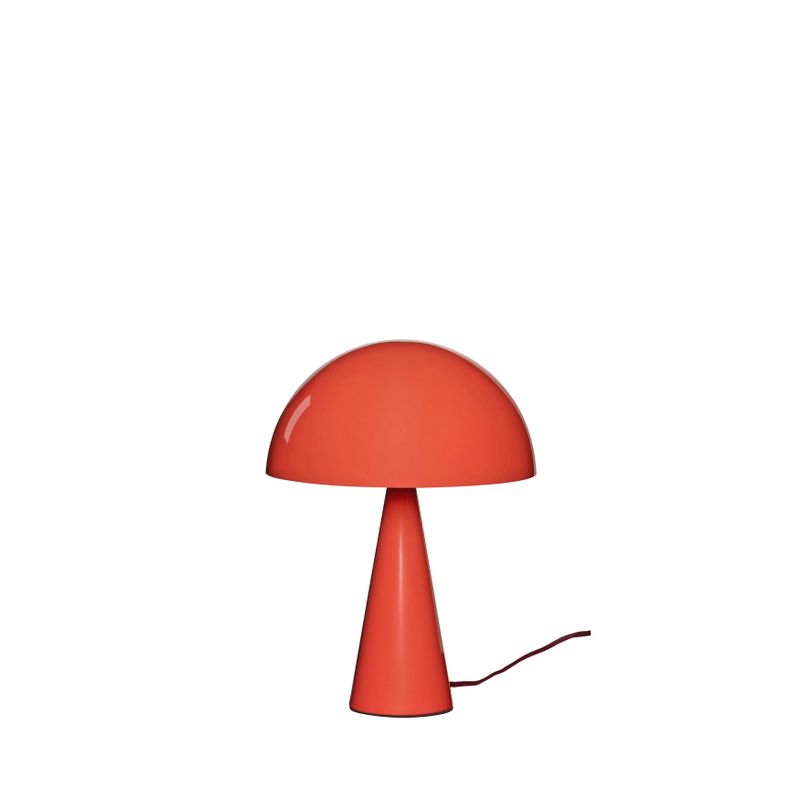 Hübsch Mush Bordslampa Mini Ljus Röd