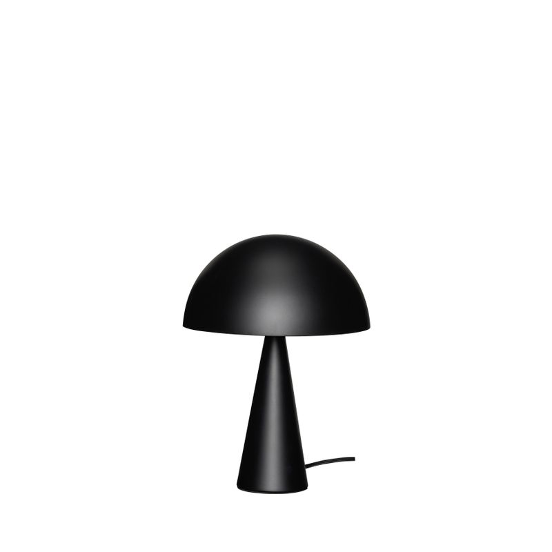 Hübsch Mush Bordslampa Mini Matt Svart