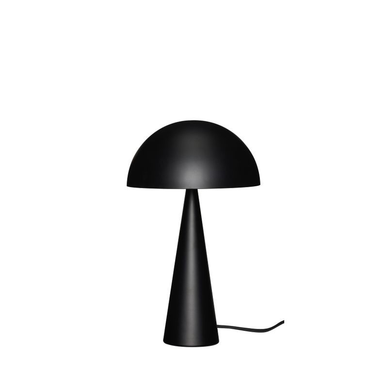 Hübsch Mush Bordslampa Hög Matt Svart