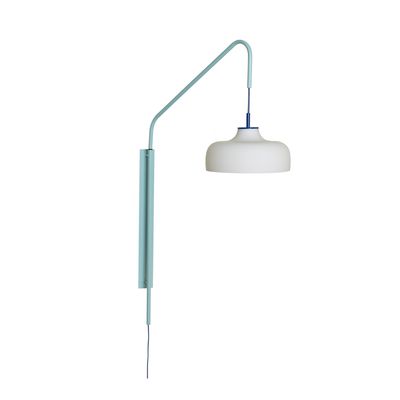 Hübsch Current Vägglampa Ljusblå