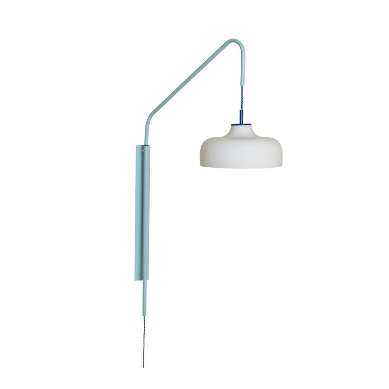 Hübsch Current Vägglampa Ljusblå