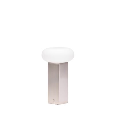 Hübsch Låg Bärbar Lampa Nickel