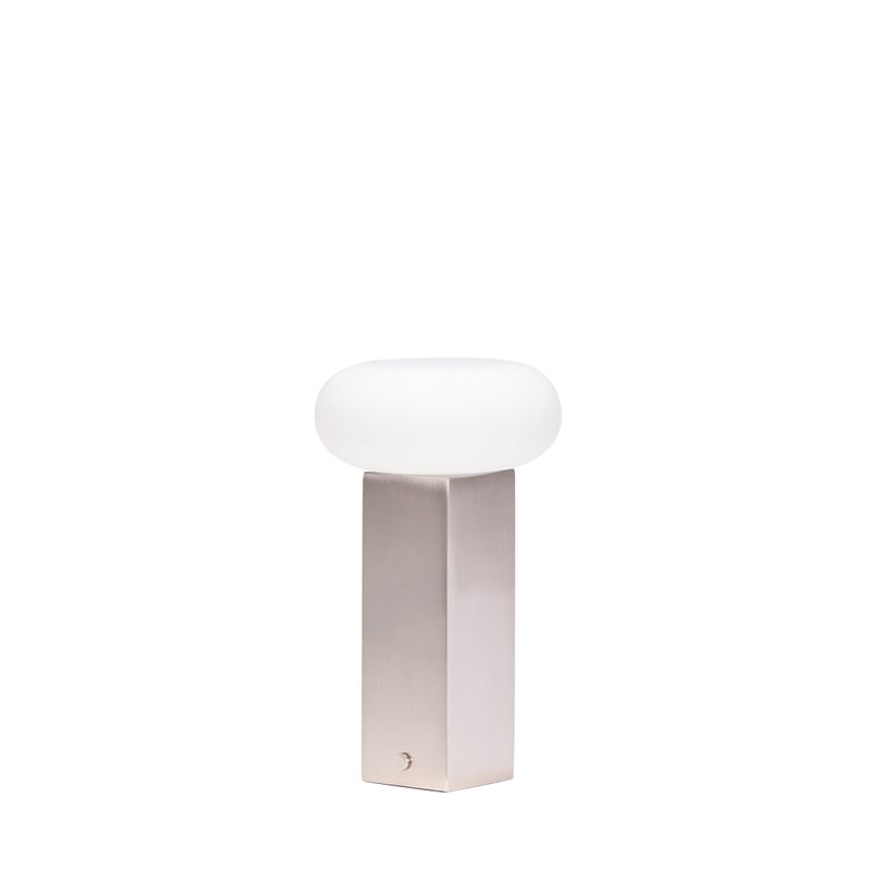 Hübsch Låg Bärbar Lampa Nickel