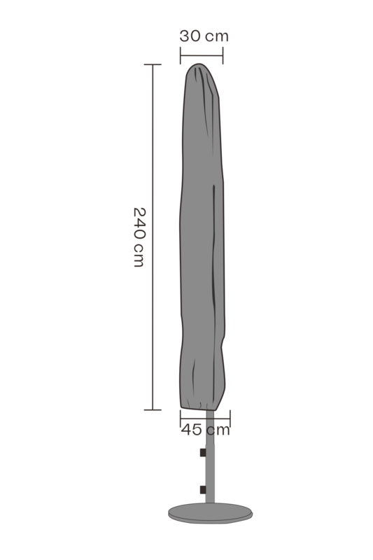 Brafab Parasollskydd 240x30/45 cm Waterproof