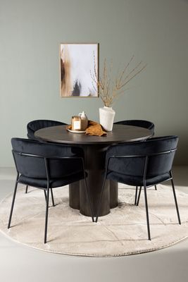 Venture Home Matgrupp Olivia med Stolar Selma