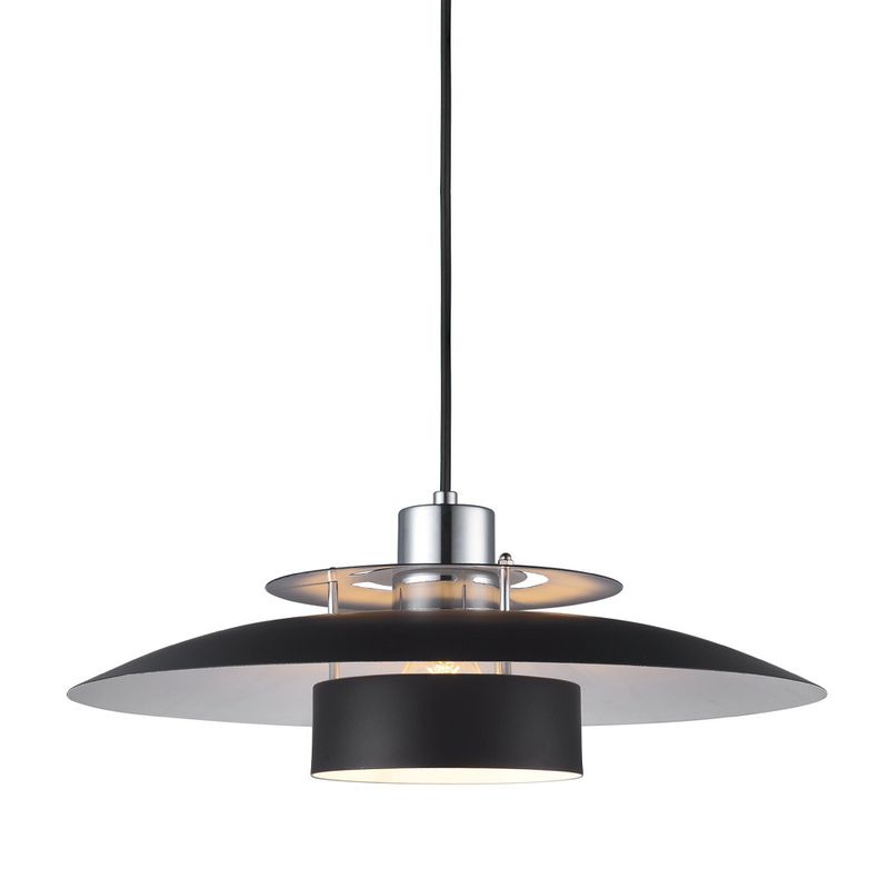 Halo Design SØRUP Pendant Pendellampa Svart, ChToscana Ø40 cm